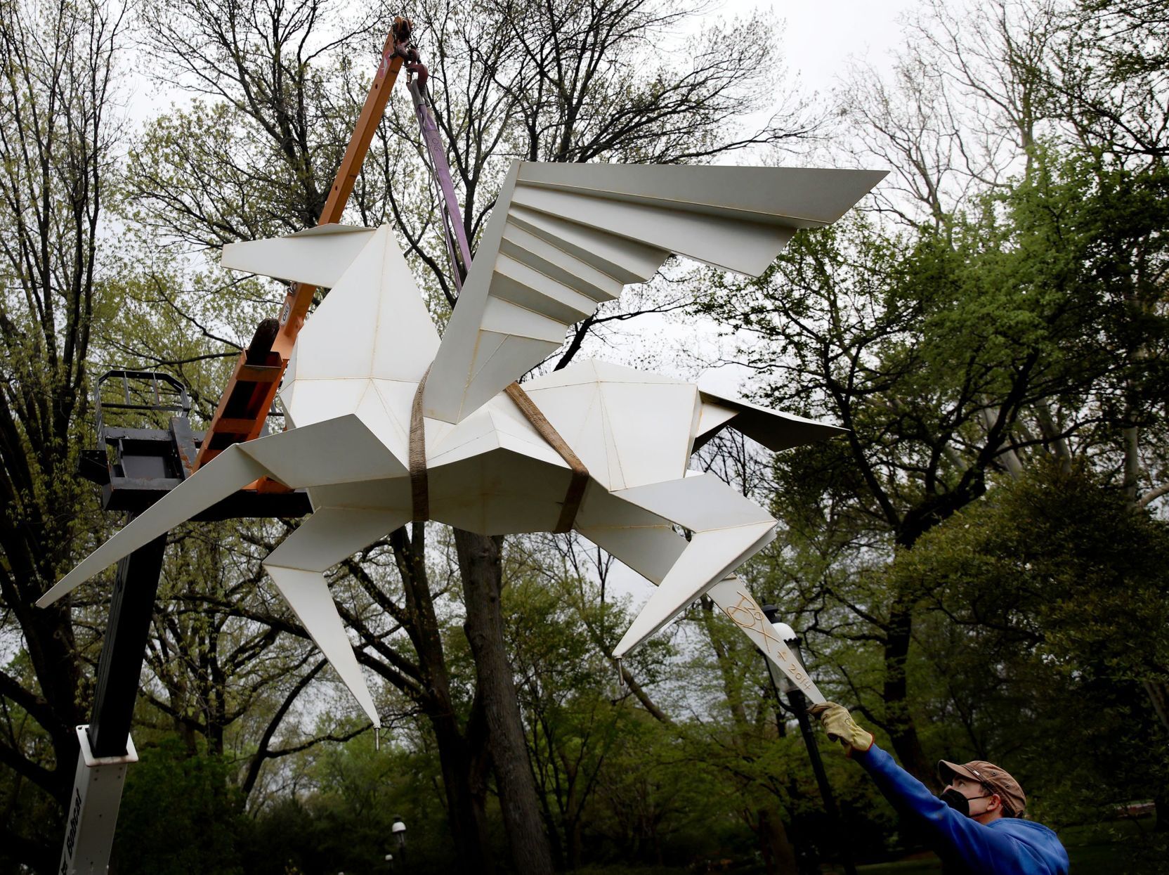 Scenes from Origami in the Garden